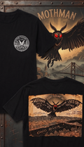 Point Pleasant Mothman "Lives On" Vintage Graphic Tee